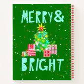 Vroege en heldere kerstboom notitieboek (Achterkant)