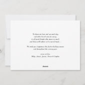 Vroege en heldere kerstboom | Vakantieknopkaart Feestdagenkaart (Achterkant)