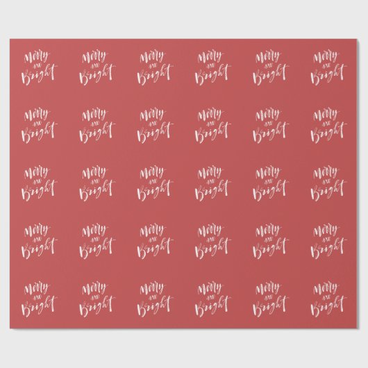 Vroege en heldere kerstfeestdag cadeaupapier (Vlak)