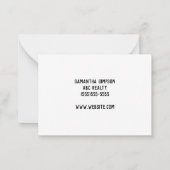 Vroege en heldere kerstfeestdag Pop door Notitiekaartje (Achterkant)