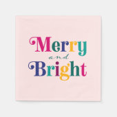 Vroege en heldere kerstfeestdag servet (Voorkant)