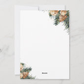 Vroege en heldere kerstfeestkaart feestdagenkaart (Achterkant)