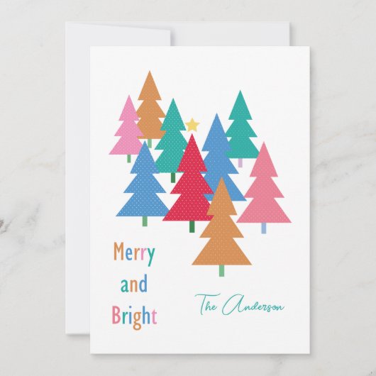 Vroege en heldere kerstkaart (Voorkant)