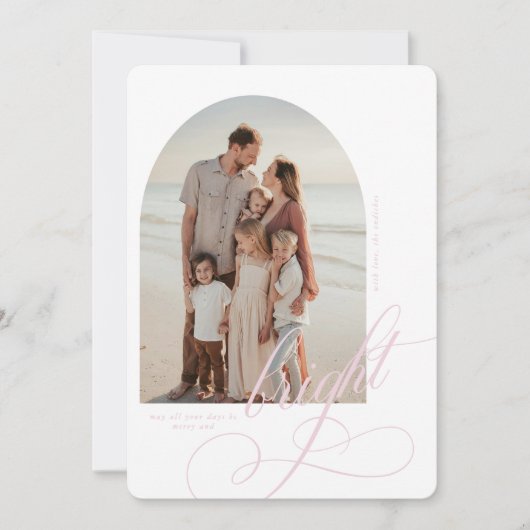 Vroege en heldere kerstkaart (Voorkant)