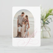 Vroege en heldere kerstkaart (Staand voorkant)