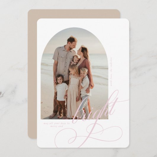 Vroege en heldere kerstkaart (Voorkant / Achterkant)