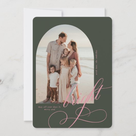 Vroege en heldere kerstkaart (Voorkant)