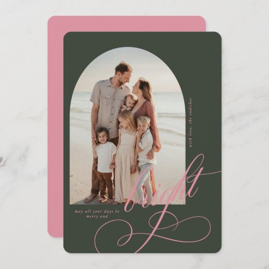 Vroege en heldere kerstkaart (Voorkant / Achterkant)