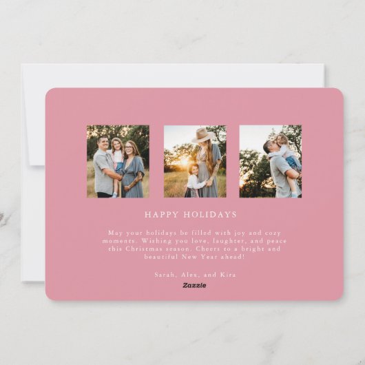 Vroege en heldere kerstkaart (Achterkant)