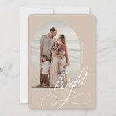 Vroege en heldere kerstkaart (Voorkant)