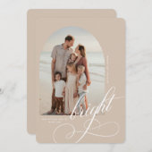 Vroege en heldere kerstkaart (Voorkant / Achterkant)