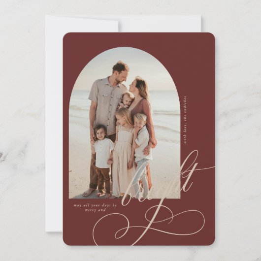 Vroege en heldere kerstkaart (Voorkant)