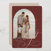 Vroege en heldere kerstkaart (Voorkant / Achterkant)