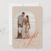 Vroege en heldere kerstkaart (Voorkant)