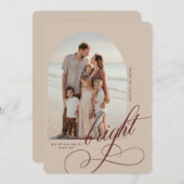 Vroege en heldere kerstkaart (Voorkant / Achterkant)