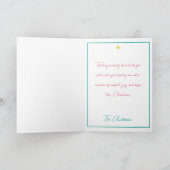 Vroege en heldere kerstkaart bedankkaart (Binnen)