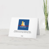 Vroege en heldere kerstkaart feestdagen kaart (Achterkant)