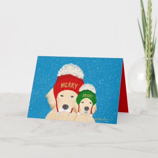 Vroege en heldere kerstkaart feestdagen kaart (Voorkant)