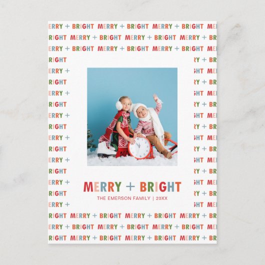 Vroege en heldere kerstkaart feestdagenkaart (Voorkant)