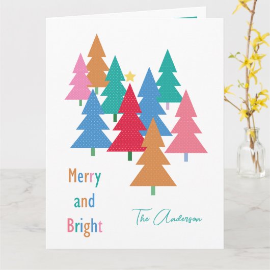 Vroege en heldere kerstkaart kaart (Gele Bloem)