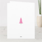 Vroege en heldere kerstkaart kaart (Achterkant)