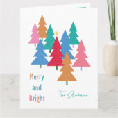 Vroege en heldere kerstkaart kaart (Voorkant)