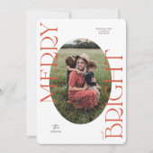 Vroege en heldere kerstkaart voor feestdagen (Voorkant)