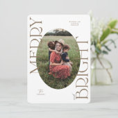 Vroege en heldere kerstkaart voor feestdagen (Staand voorkant)