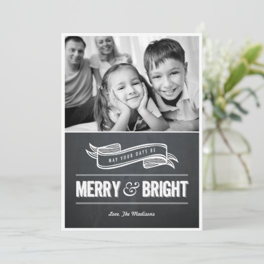 Vroege en heldere kerstkaarten feestdagenkaart (Staand voorkant)