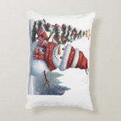 Vroege en heldere Kerstmis Accent Kussen (Achterkant (Verticaal))