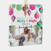 Vroege en heldere kerstversiering keramisch ornament (Rechts)