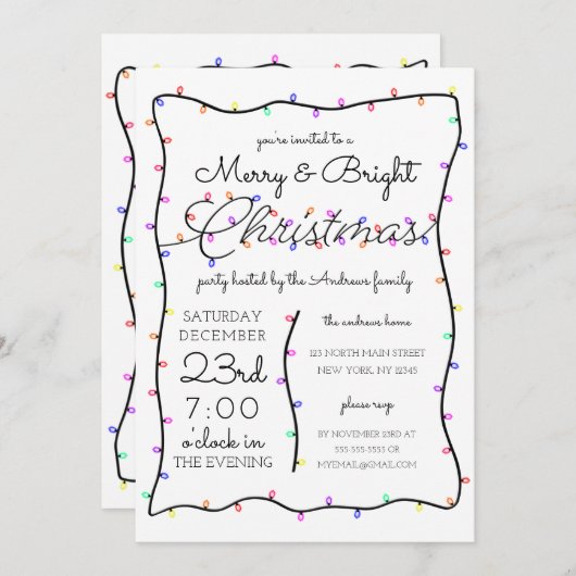 Vroege en heldere Neon Glow Lights Kaart (Voorkant / Achterkant)