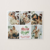 Vroege en heldere serie foto's voor collage kerstm legpuzzel (Horizontaal)