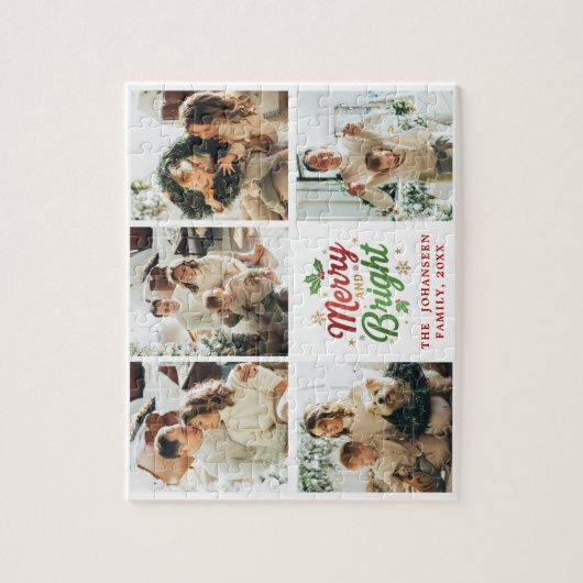 Vroege en heldere serie foto's voor collage kerstm legpuzzel (Verticaal)
