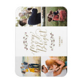 Vroege en heldere serie foto's voor collage kerstm magneet (Verticaal)