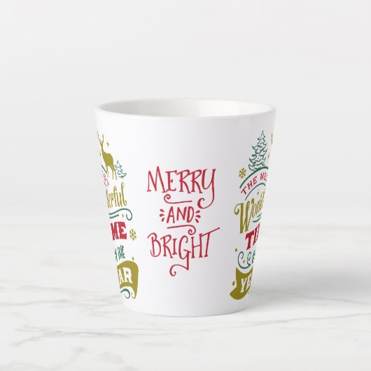 Vroege en helderste feestdag latte mok (Voorkant)