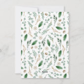 Vroege en helderziende kerstfeestdag foto feestdagenkaart (Achterkant)