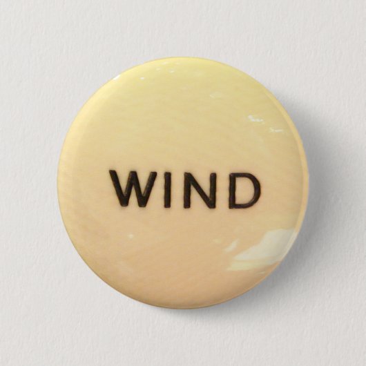 Vroege Engelse pijporgaanwindknop Ronde Button 5,7 Cm (Voorkant)