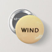 Vroege Engelse pijporgaanwindknop Ronde Button 5,7 Cm (Voorkant /achterkant)