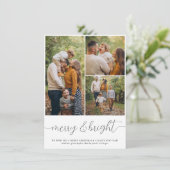 Vroege feestdag met feestdag voor het kleuterlicht feestdagenkaart (Staand voorkant)