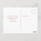 Vroege feestdag met feestelijke en heldere foto's briefkaart (Achterkant)