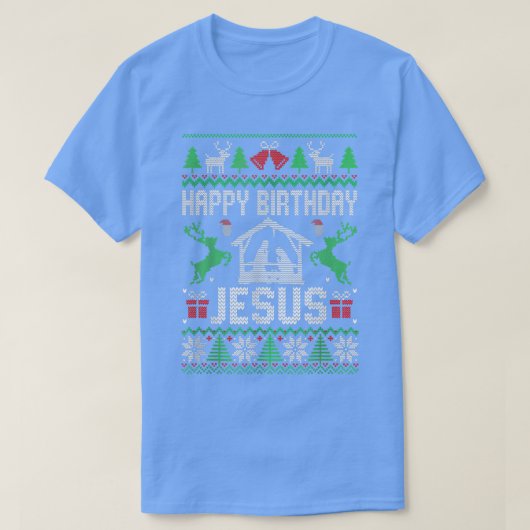 Vroege feestdag met kerstcadeautjes t-shirt (Design voorkant)