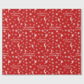 Vroege feestdag met kerstmis cadeaupapier (Vlak)