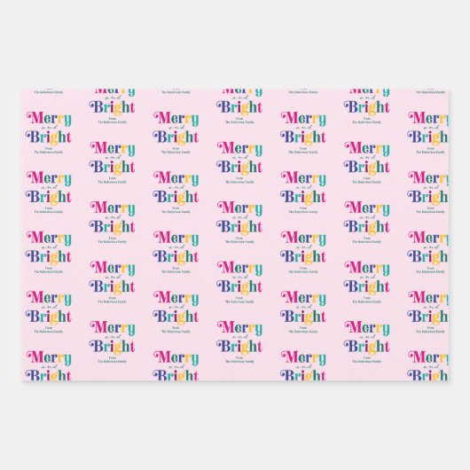 Vroege feestdag met kleurrijke feestdagen inpakpapier vel (Voorkant 2)