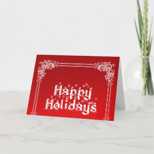 Vroege feestdag met rode en witte achtergrond feestdagen kaart