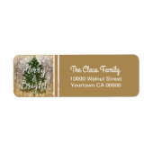 Vroege feestdagen en feestdagen etiket (Voorkant)