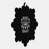 Vroege feestdagen met lichte feestdagen en lichte ornament kaart (Rechts)