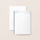 Vroege feestelijke feestelijke, lichte moderne rin folie kaarten (Met envelop)