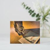 vroege fotografie briefkaart (Staand voorkant)