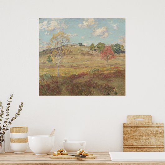 Vroege herfst, 1905 (olie op canvas) poster (Keuken)